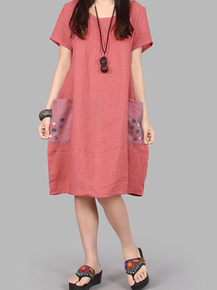 Short Sleeve Round Neck Dresses