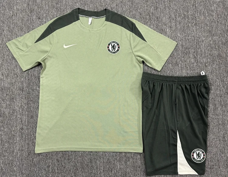 25-26 season children's version of Chelsea light green jersey