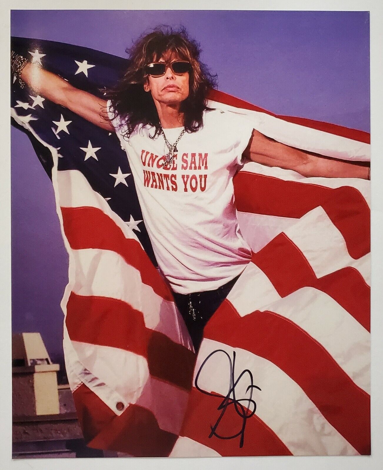 Steven Tyler Signed Aerosmith 11x14 Photo Poster painting Lead Singer Rockstar HOF Legend RAD