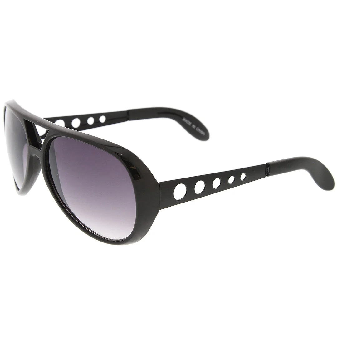 Large Elvis King Of Rock & Roll Aviator glasses 63mm