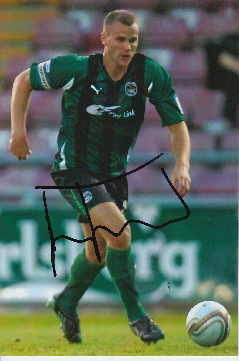 COVENTRY CITY HAND SIGNED BEN TURNER 6X4 Photo Poster painting 7.