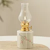 Hand-Painted Ceramic Butter Lamp, Tea Space Candle Lamp, Lighting, Outdoor Camping Atmosphere Lamp