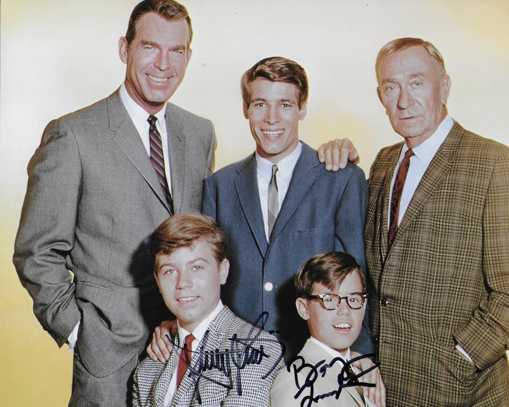 Stanley & Barry Livingston My Three Sons Original 8X10 Autographed Photo Poster painting #7