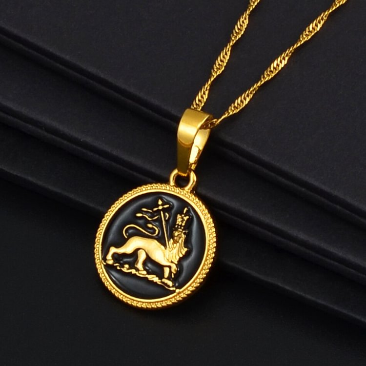 YOY-Ethiopian Lion Pendant Necklaces