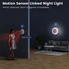Wifi Sound and Light Alarm Sensor App Remote Control Plug-in Home Alarm 105dB Sounder Voice Broadcast Alarm for Vibration CO VOC PIR for Kids Garage Office