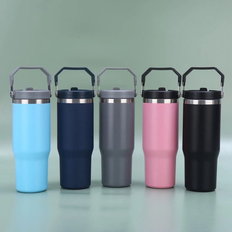 Casual Retro Solid Color 201 Stainless Steel 304 Stainless Steel Thermos Cup 1 Piece