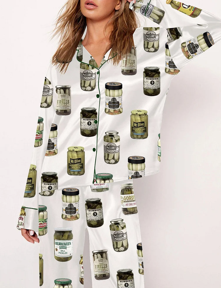 Women's Canned Pickles Pajama Set