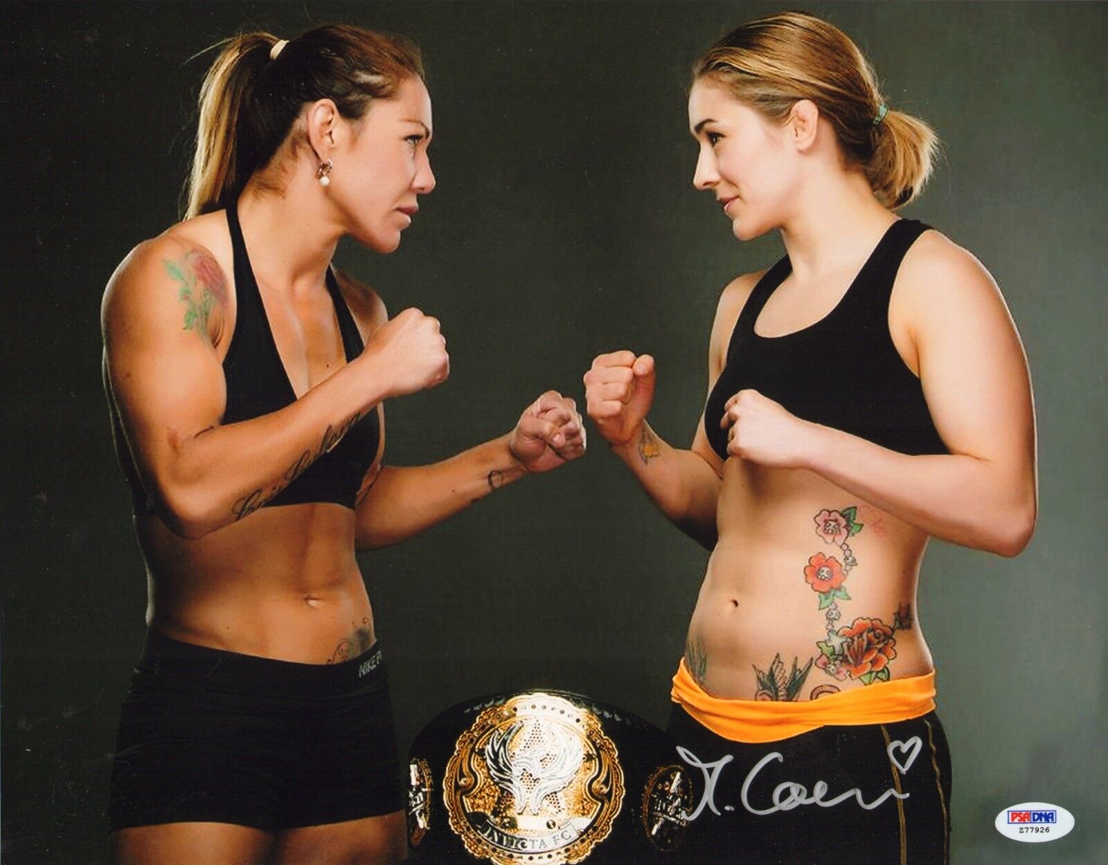 Marloes Coenen Signed 11x14 Photo Poster painting PSA/DNA COA Bellator StrikeForce UFC Invicta 2