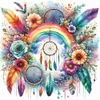 Diamond Painting-DIY Full Round Drill Floral Dream Catcher