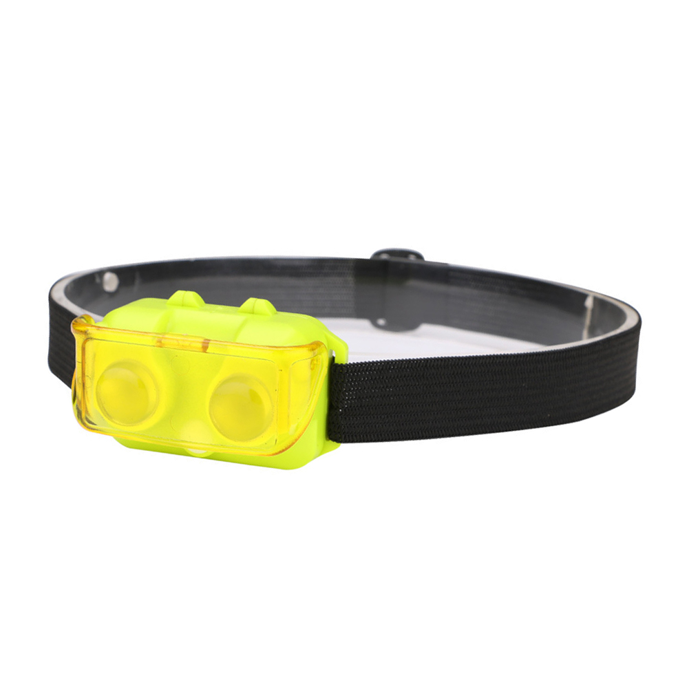 

Mini COB LED Headlight AAA Battery Operated Headlamp for Camping Fishing, Yellow, 501 Original