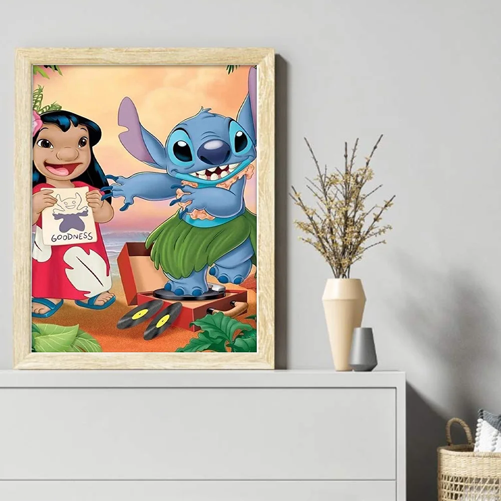 Lilo And Stitch 11CT (40*50CM) Stamped Cross Stitch