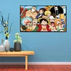 >SALE<Anime Group Photo 5D Full Round Diamond Painting DIY Kit 45x30cm (PSD065)