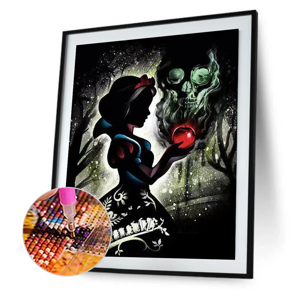 Full Round Diamond Painting 40*50cm - Silhouette