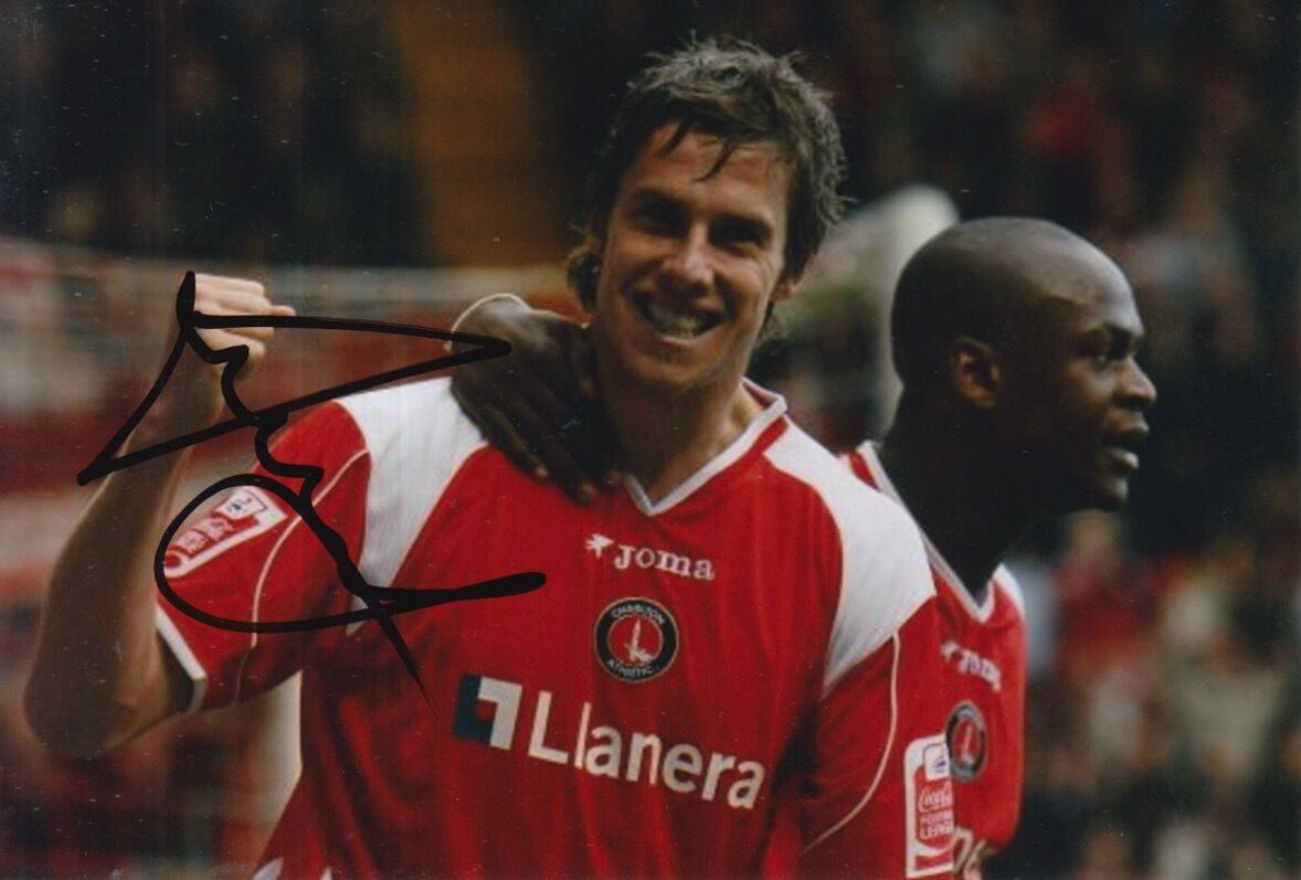 CHARLTON ATHLETIC HAND SIGNED ANDY GRAY 6X4 Photo Poster painting 1.