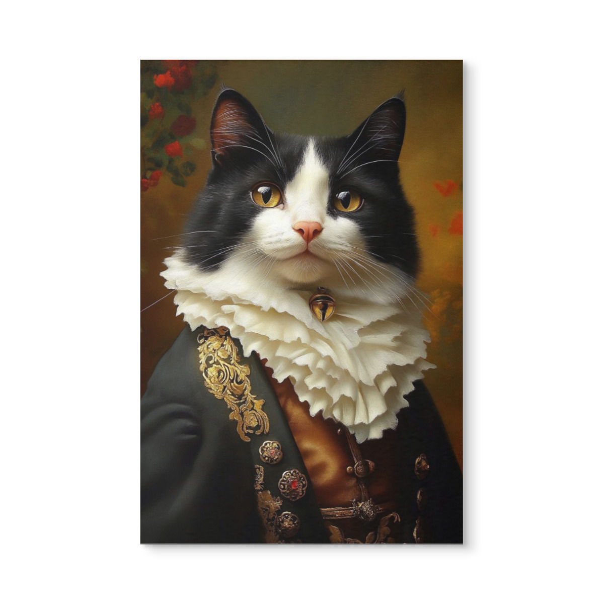 Classical Art Style Pet Portrait Wall Art