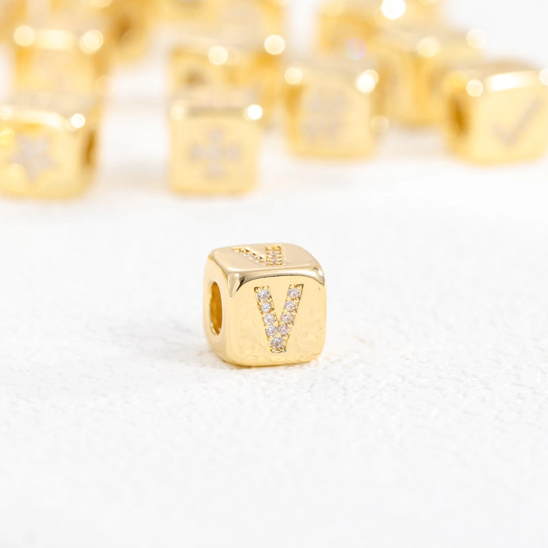 1 Piece Copper Letter Jewelry Accessories Pendant