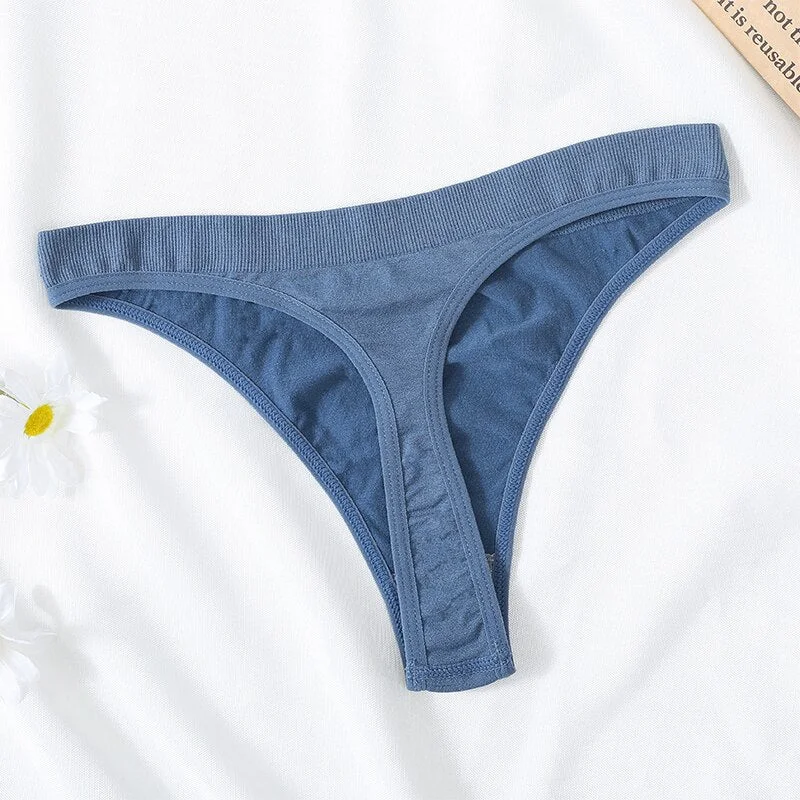 M-XL Women's Thongs G-string Female Sexy Panties Sexy Underwear Cotton Briefs Low Waist Brazilian Thong Ladies Intimate Lingerie