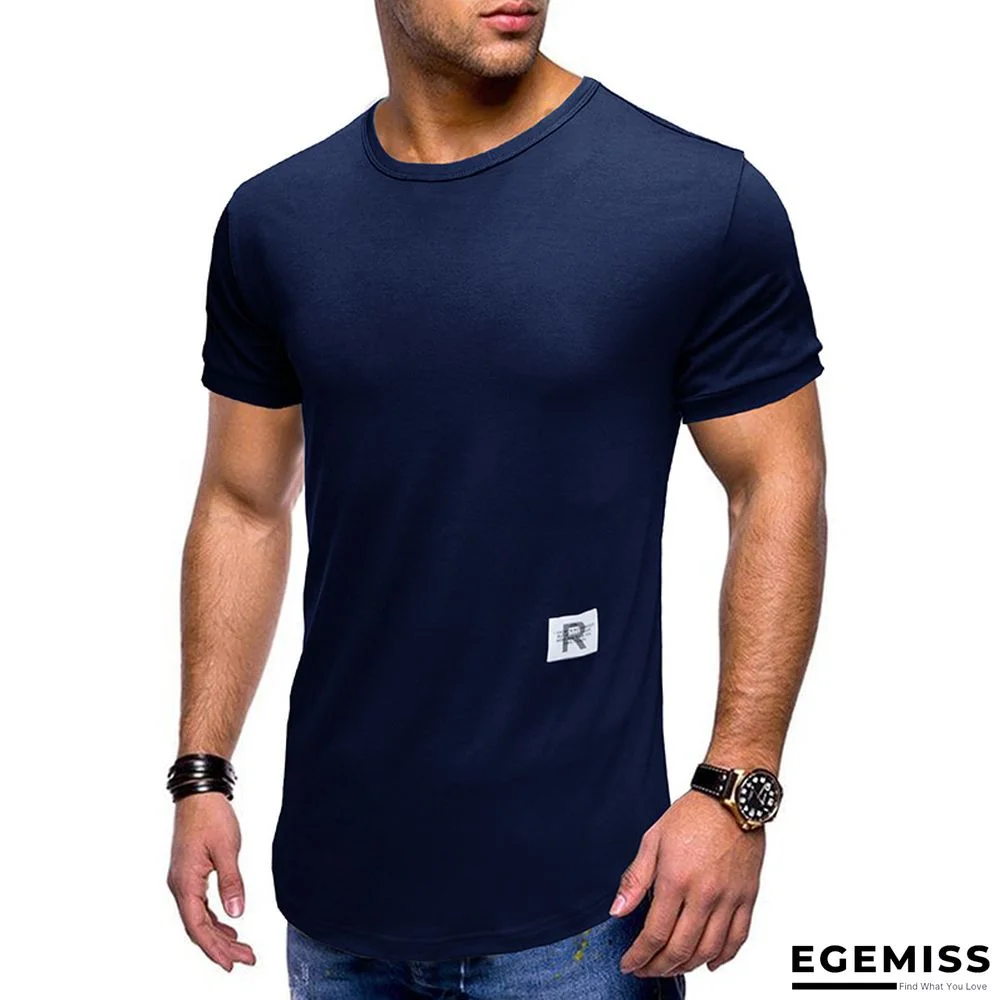 T-shirt with Short Sleeves and Round Collar In Plain Color | EGEMISS