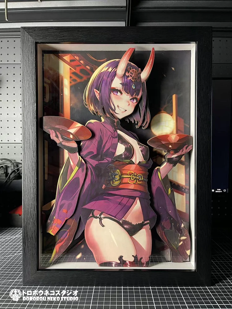 Dorobou Neko Studio - Fate/Grand Order - DSMG-059 Shuten Dōji 3D Decorative Painting Scene(Adult 18+)-