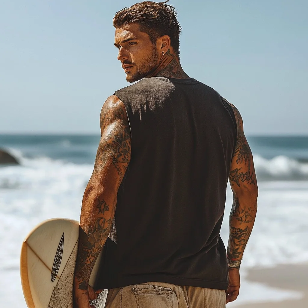 Men's Surfing Tank Top-inspireuse