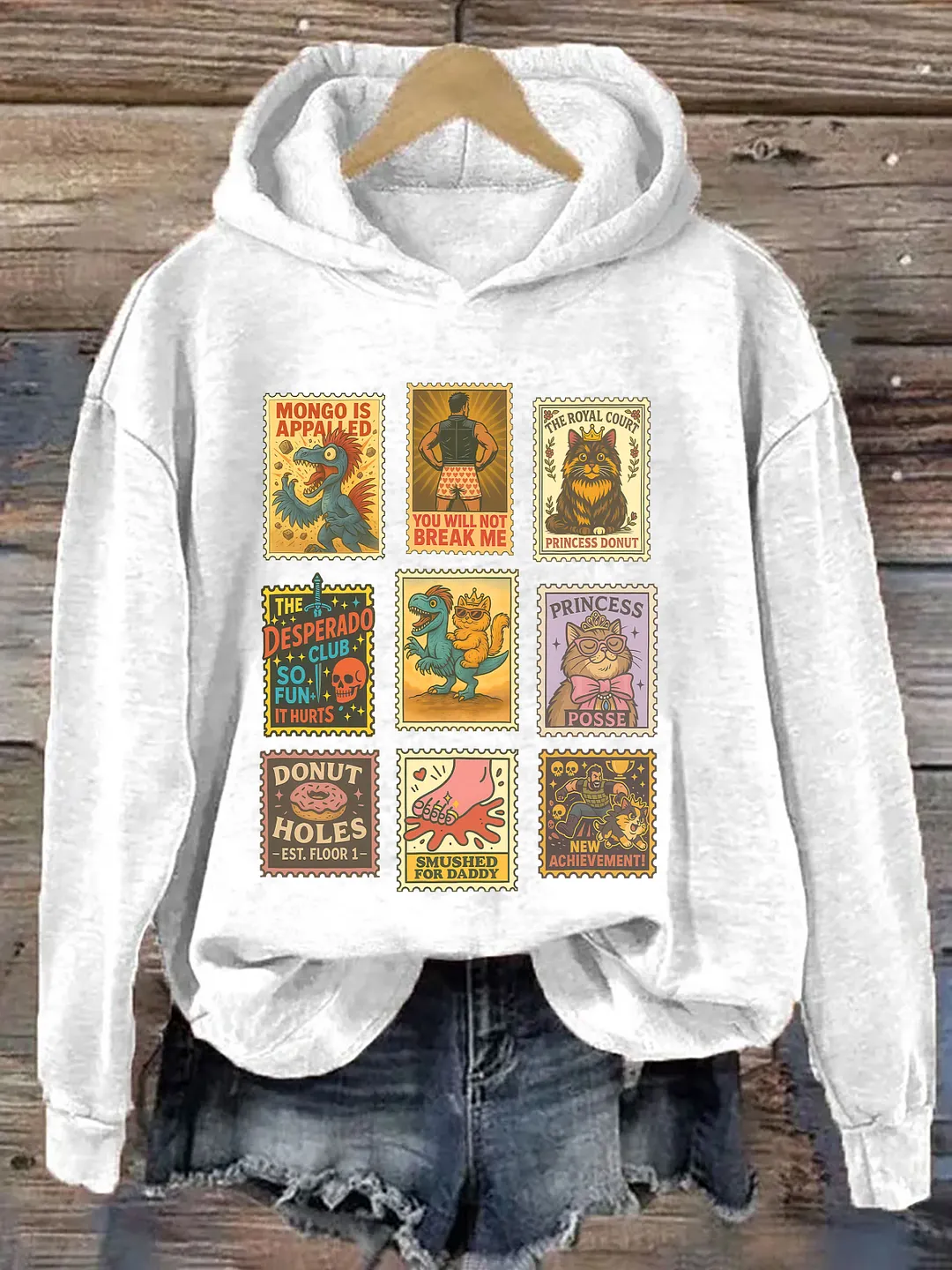 Vintage Stamp Hoodie