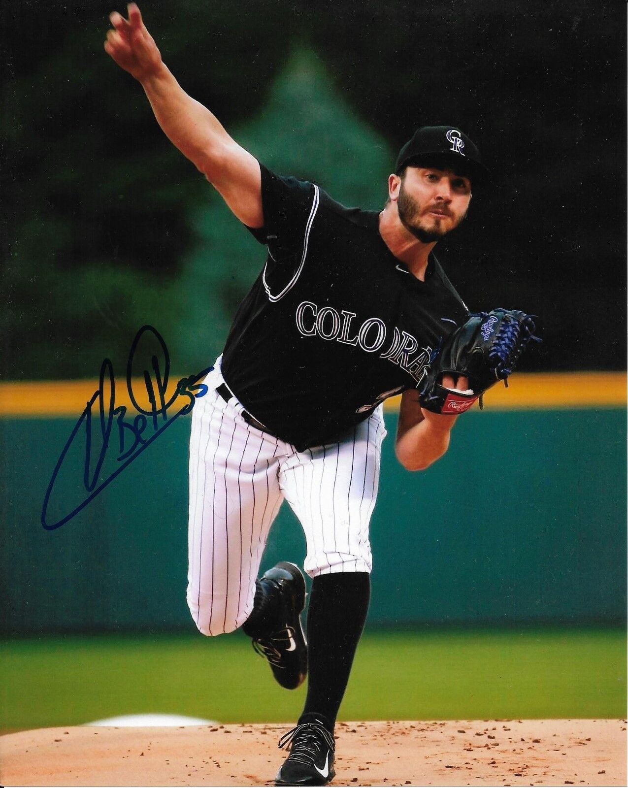 CHAD BETTIS signed autographed COLORADO ROCKIES 8x10 Photo Poster painting w/ COA