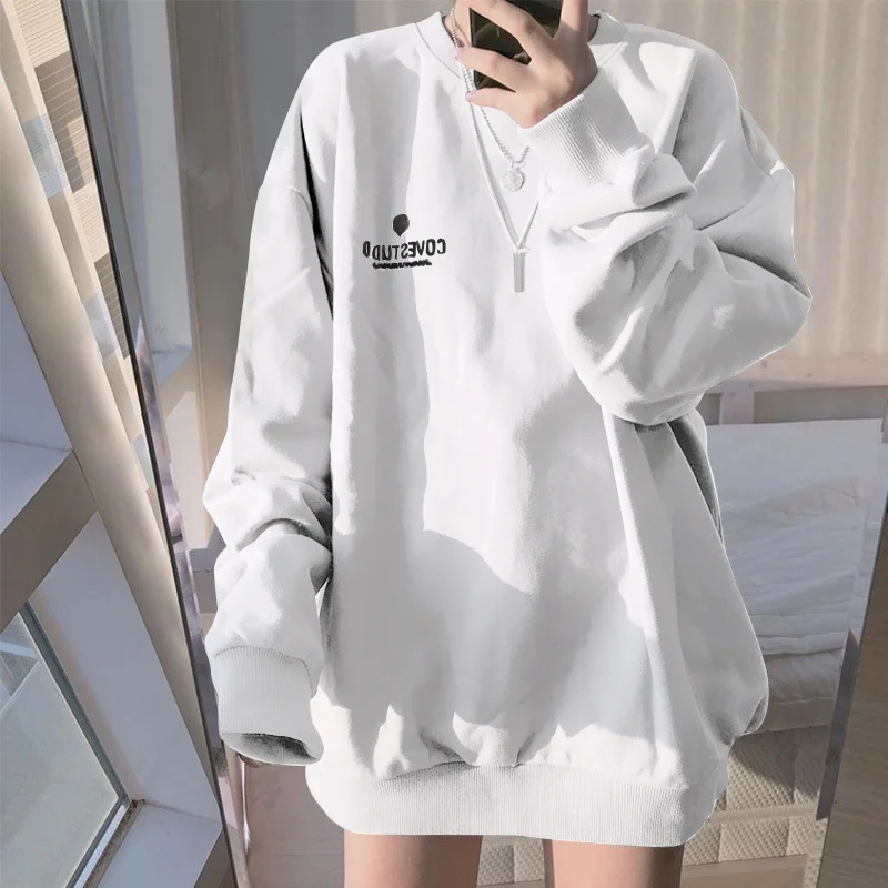 Brownm Brownm Cotton Autumn 2023 New Korean Version Loose Sleeve Long Sleeve Hoodie Female Student Thin Coat Coat Female