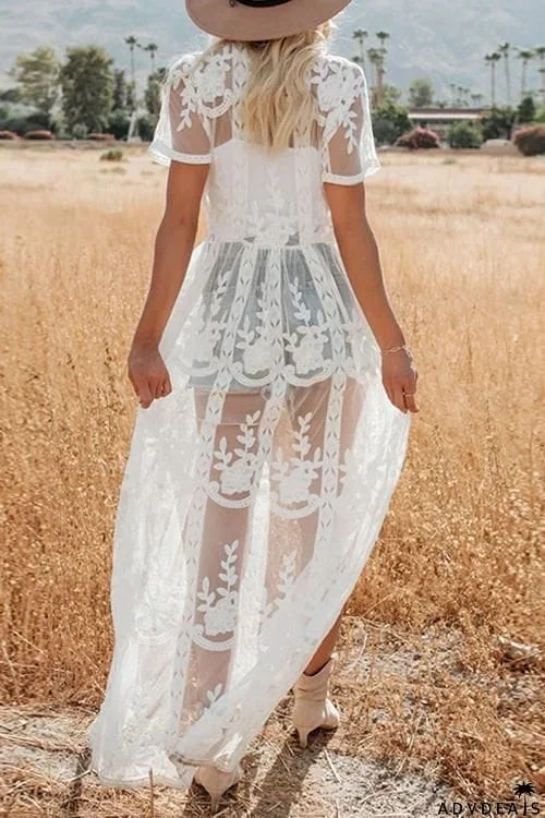 See Though Lace Cardigan