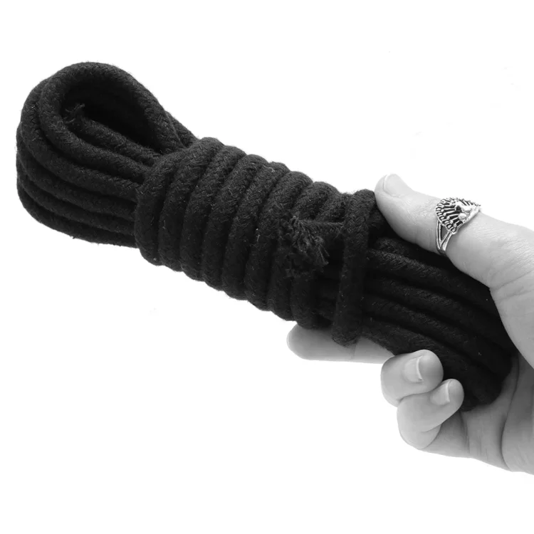 Pornhint Lux Fetish Bondage Rope Black 10ft