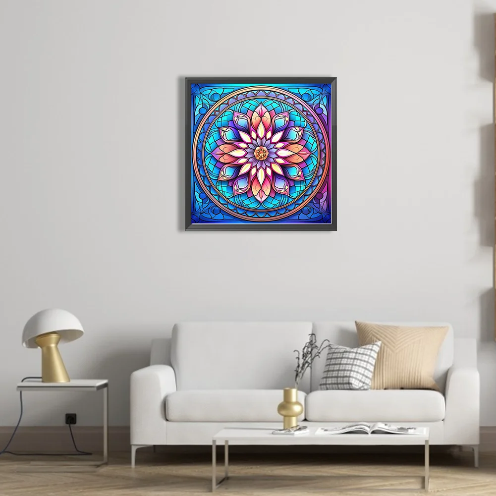 Partial AB Diamond Painting - Full Square Drill - Mandala(Canvas|45*45cm)