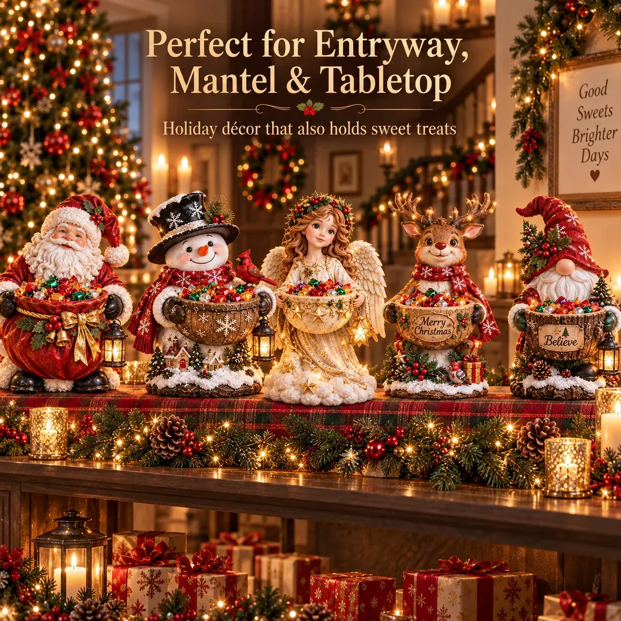 Christmas Treat Holder Decoration