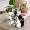 DIY Diamond Painting Kit dreieckige Organizer Box Sch&auml;del Holz Aufbewahrungsbox
