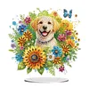 Acrylic Sunflower Puppy - 5D DIY Craft Ornament