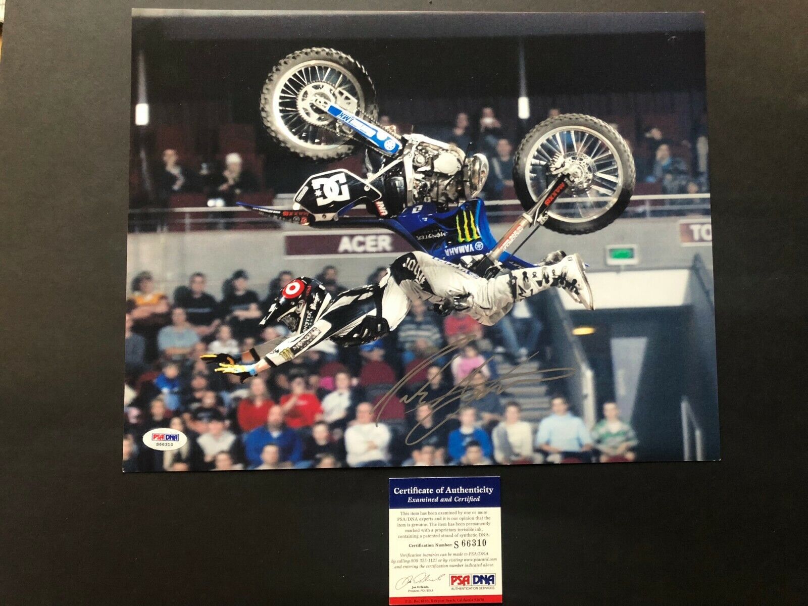 Nate Adams Hot signed autographed MOTO X FMX X Games 11x14 Photo Poster painting PSA/DNA coa