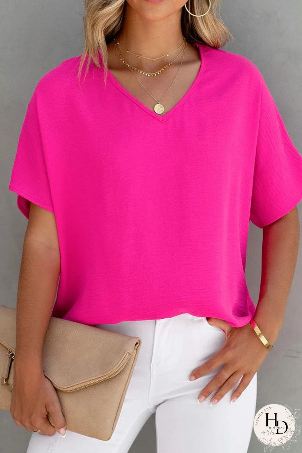 Versatile Pink Top