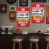 2pcs - Warning - Vintage Metal Signs(8*12Inch)