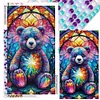 (40*70cm)Bear - Full Round Drill Diamond Painting