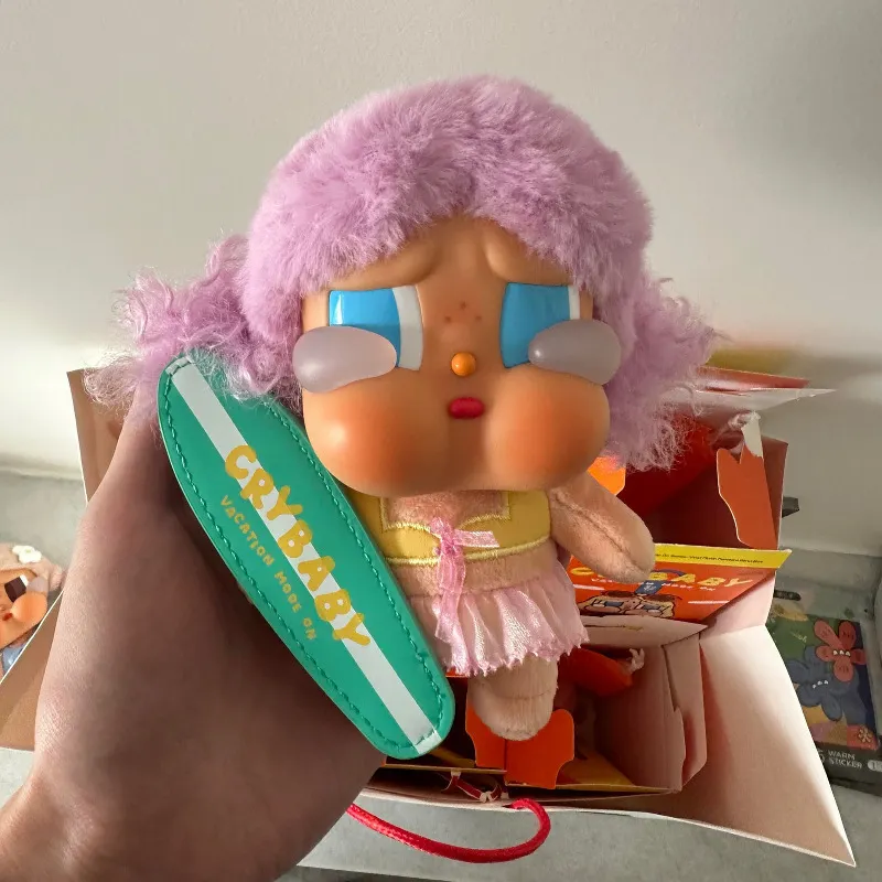 Spot CryBaby crying baby 2nd generation summer series genuine vinyl plush doll pendant ugly cute doll gift