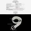 Adjustable Silicone Weight Belt Stainless Steel Wear Resist for Fishing And Hunt