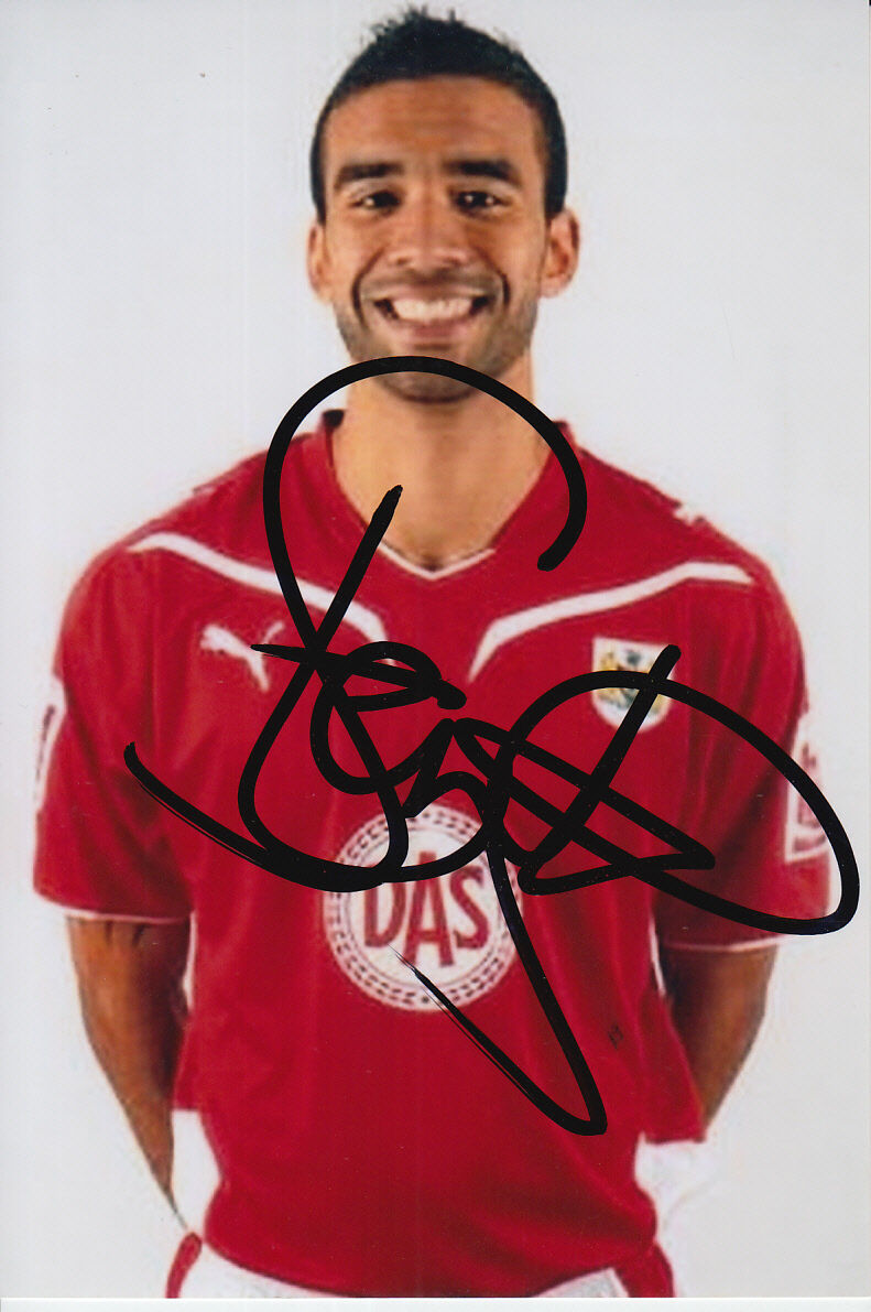 BRISTOL CITY HAND SIGNED LIAM FONTAINE 6X4 Photo Poster painting 5.