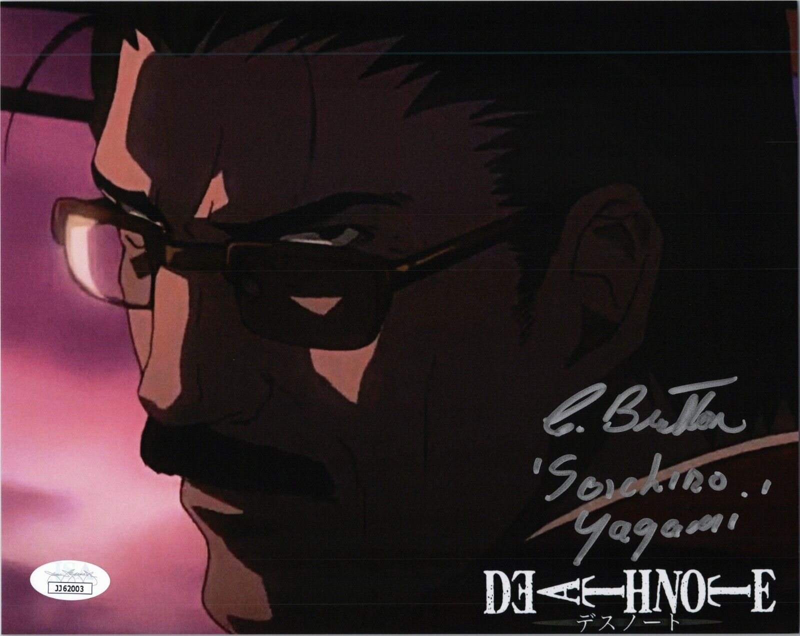 CHRIS BRITTON Authentic Hand-Signed DEATH NOTE ~ SOICHIRO