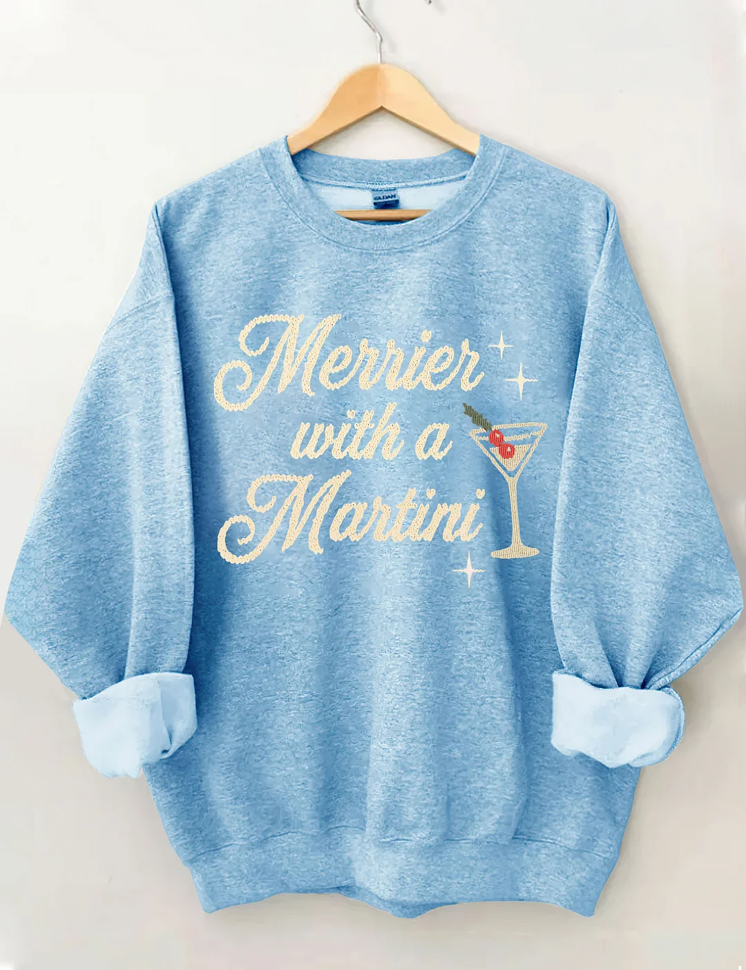 Merrier With A Martini Sweatshirt