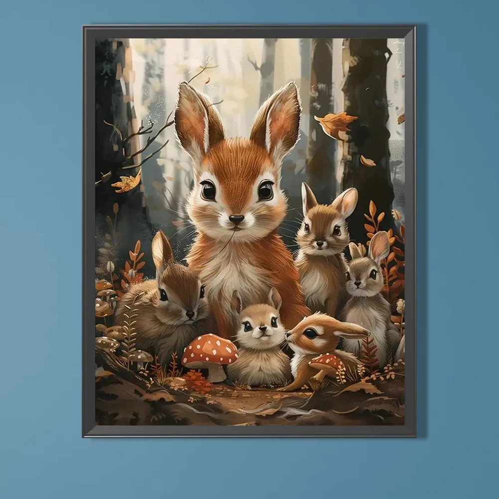 Diamond Painting - Full Round Drill - Rabbit(Canvas|40*50cm)