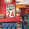 Beer Limit 24 - Metal Tin Signs(8*12Inch/12*16Inch)