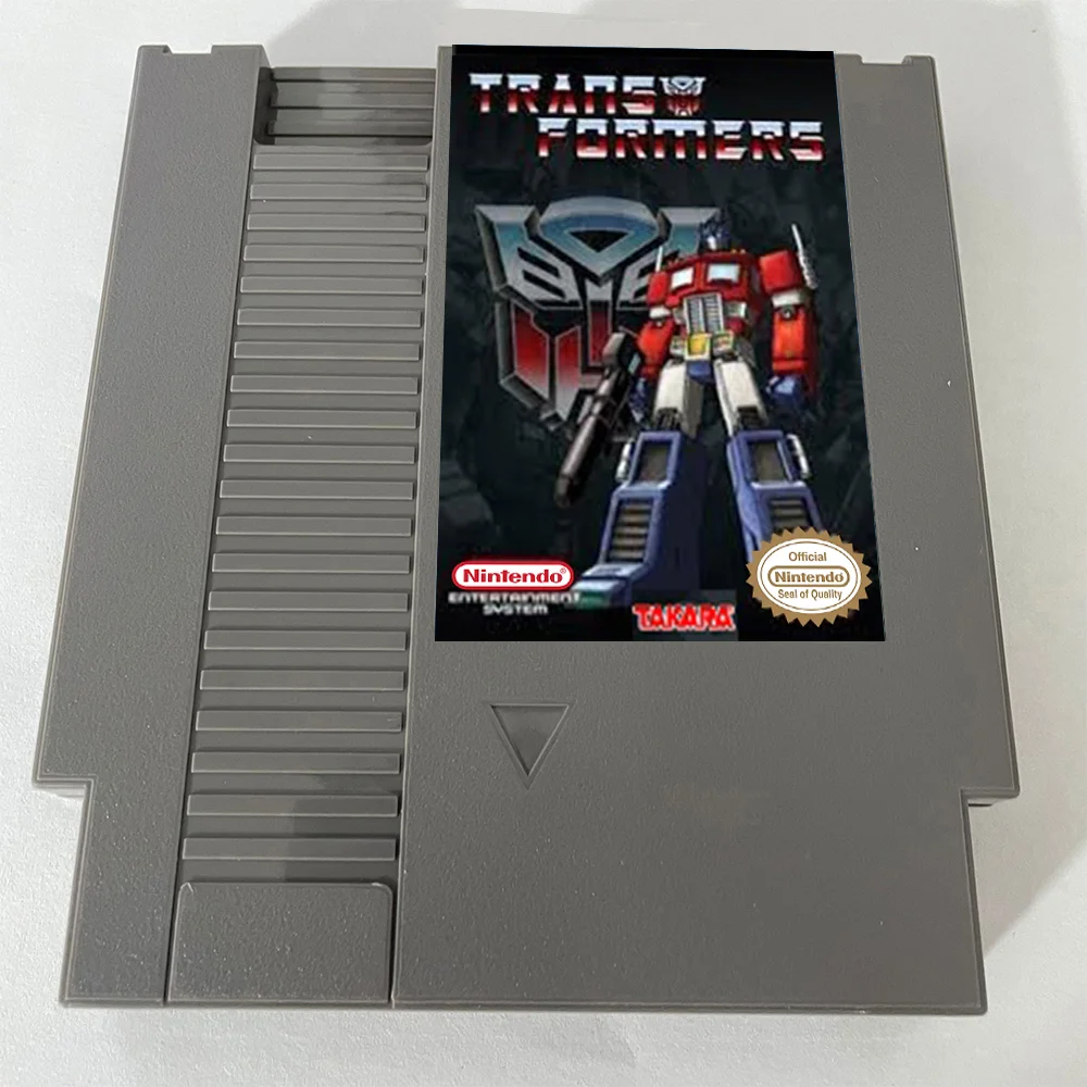 Transformers NES For Nintendo Entertainment System Console - 8 Bit Game Cartridge