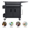 Tattoo Cart with Drawers Multi-Function Trolley Barber Shop Mobile Tool Cabinet