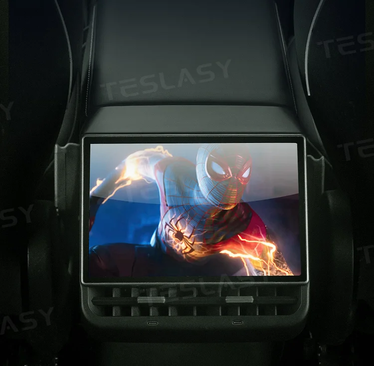 Tesla用 8.66インチ Android リアモニター 後席エンタメ Teslasy T86 Android Rear Entertainment Screen - Advanced 8.66