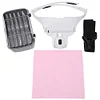 Adjustable Lens Wearing Type Glasses Magnifier Loupe Kit with LED Lights