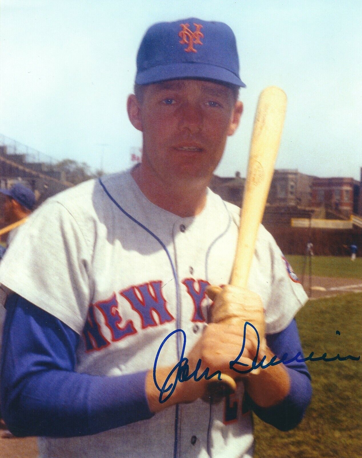 Signed 8x10 JOHN SULLIVAN New York Mets Autographed 8x10 Photo Poster painting - w/COA