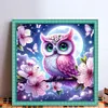 Pink Owl-11CT Stamped Cross Stitch 40*40cm/15.75*15.75in